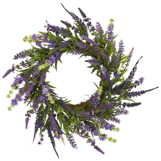 18&#x201D; Lavender Wreath